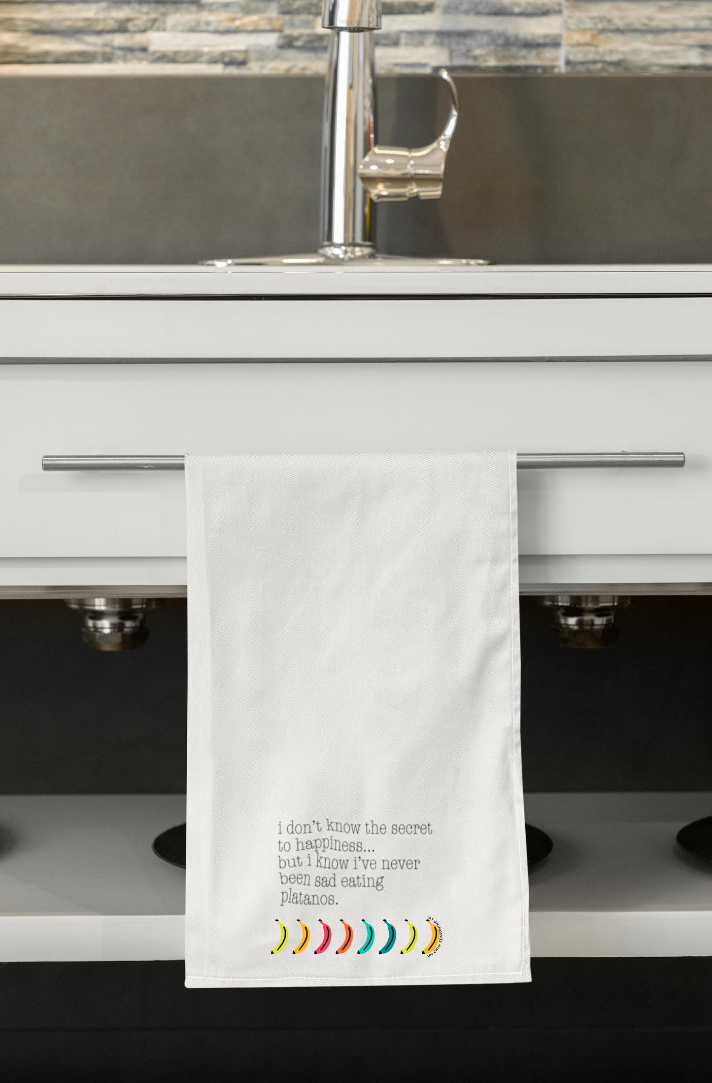 Plantain Pop Art Kitchen Tea Towel