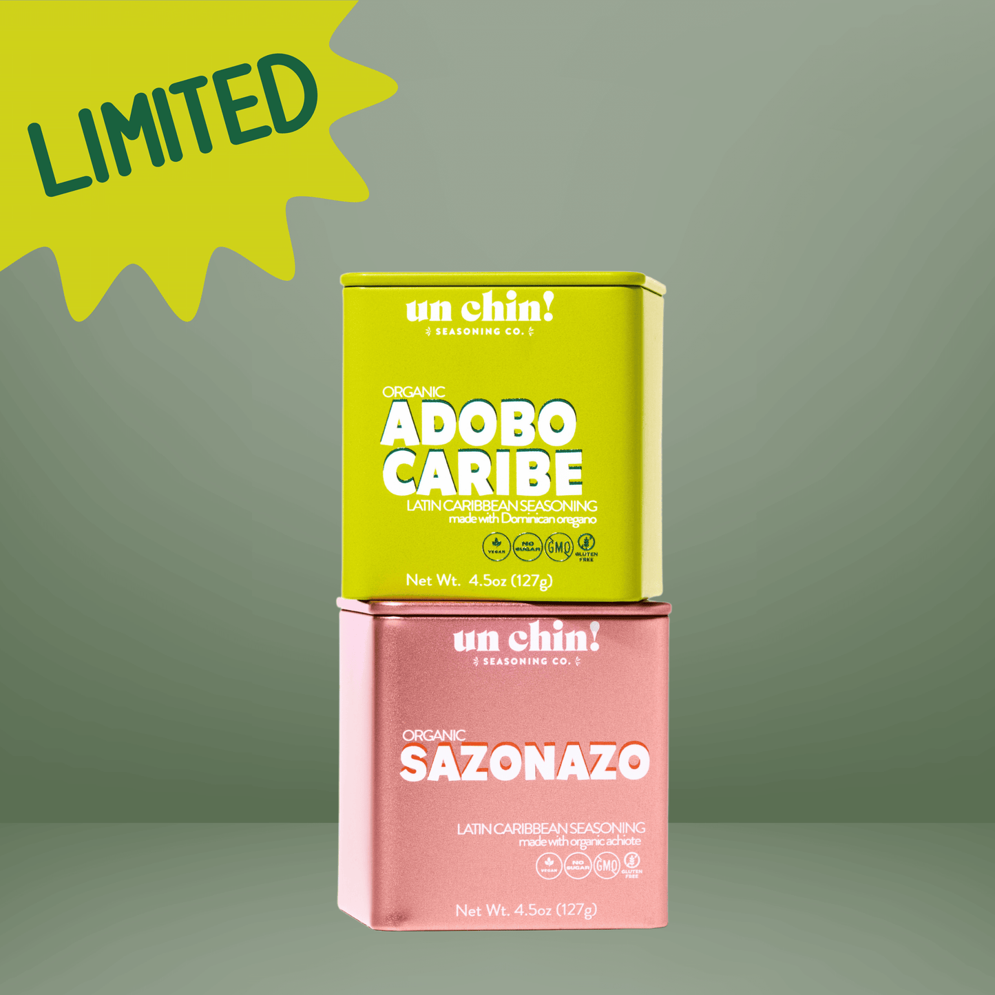 Limited Edition: Adobo Caribe & Sazonazo Specialty Tin 2 Pack