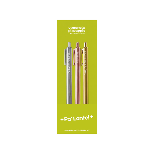 Pa’ Lante Specialty Jotter Gel Pen Set