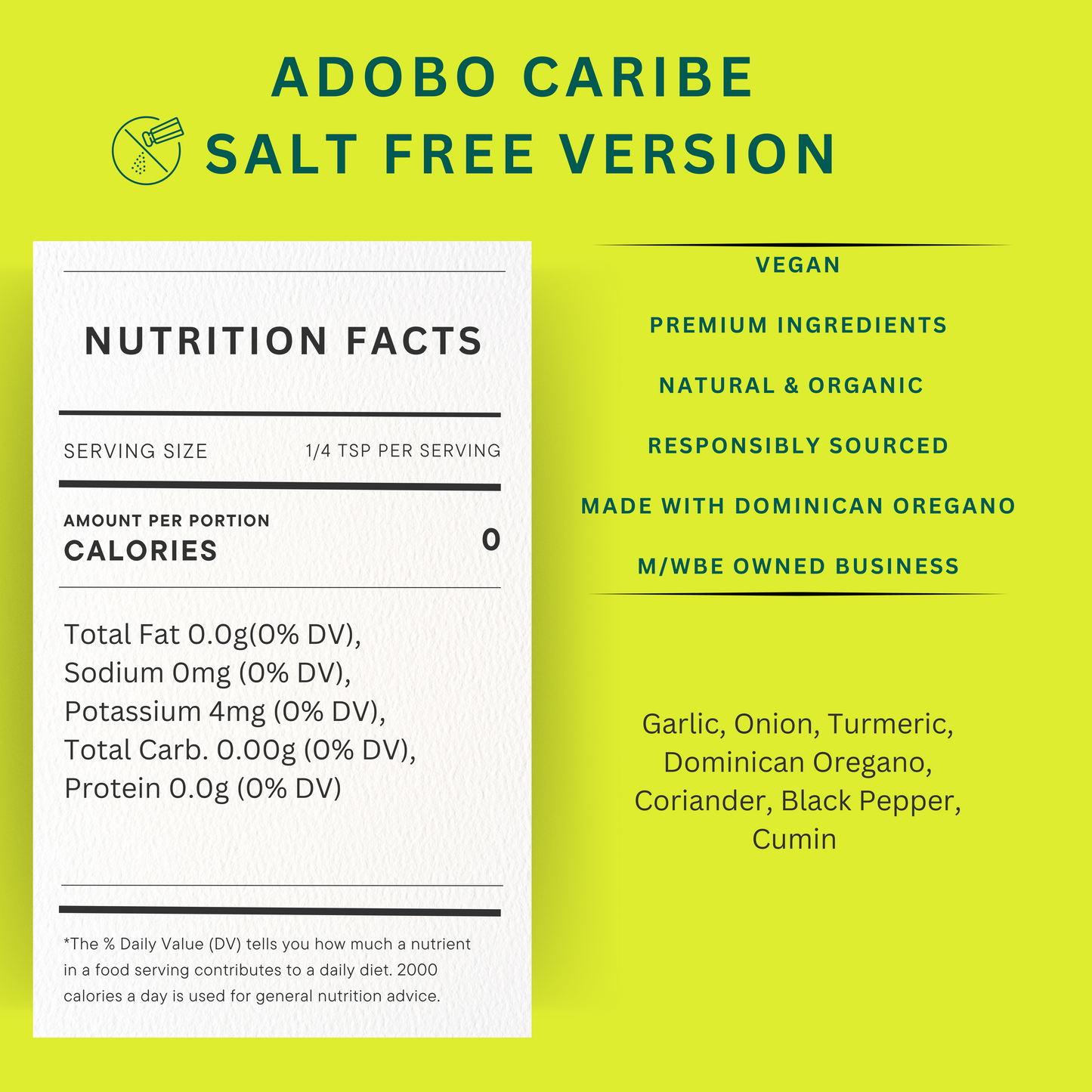 Adobo Caribe Seasoning Blend