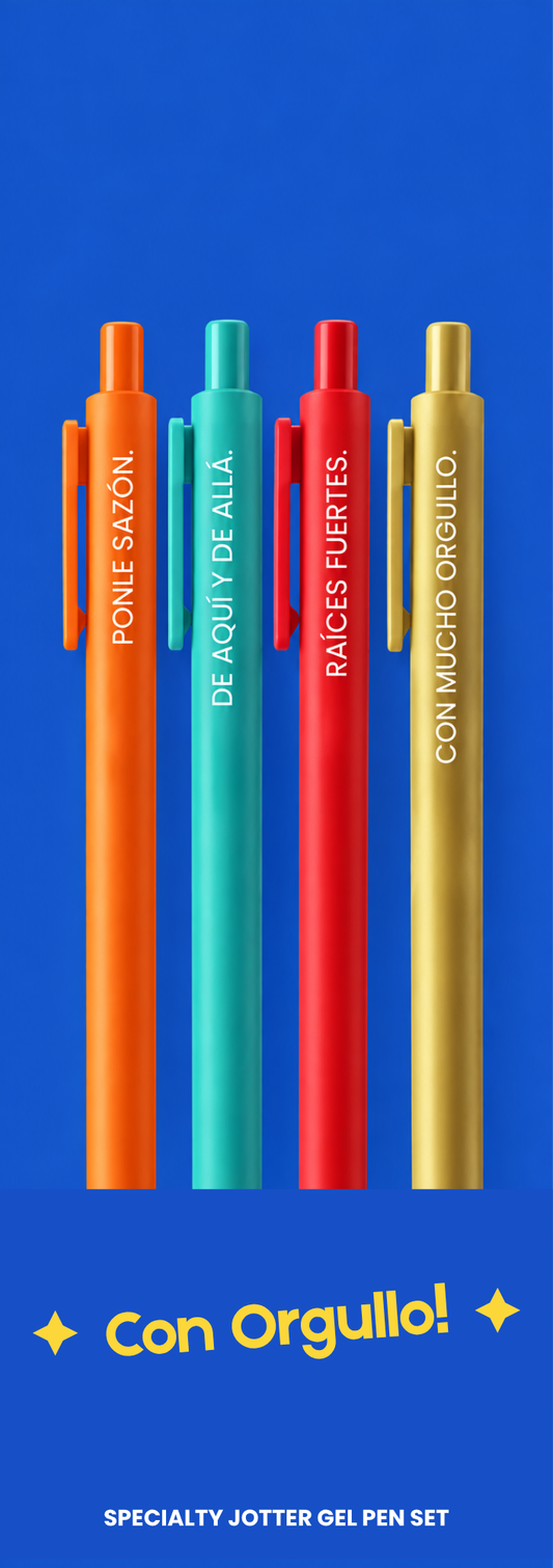 Con Orgullo Jotter Gel Pen Set