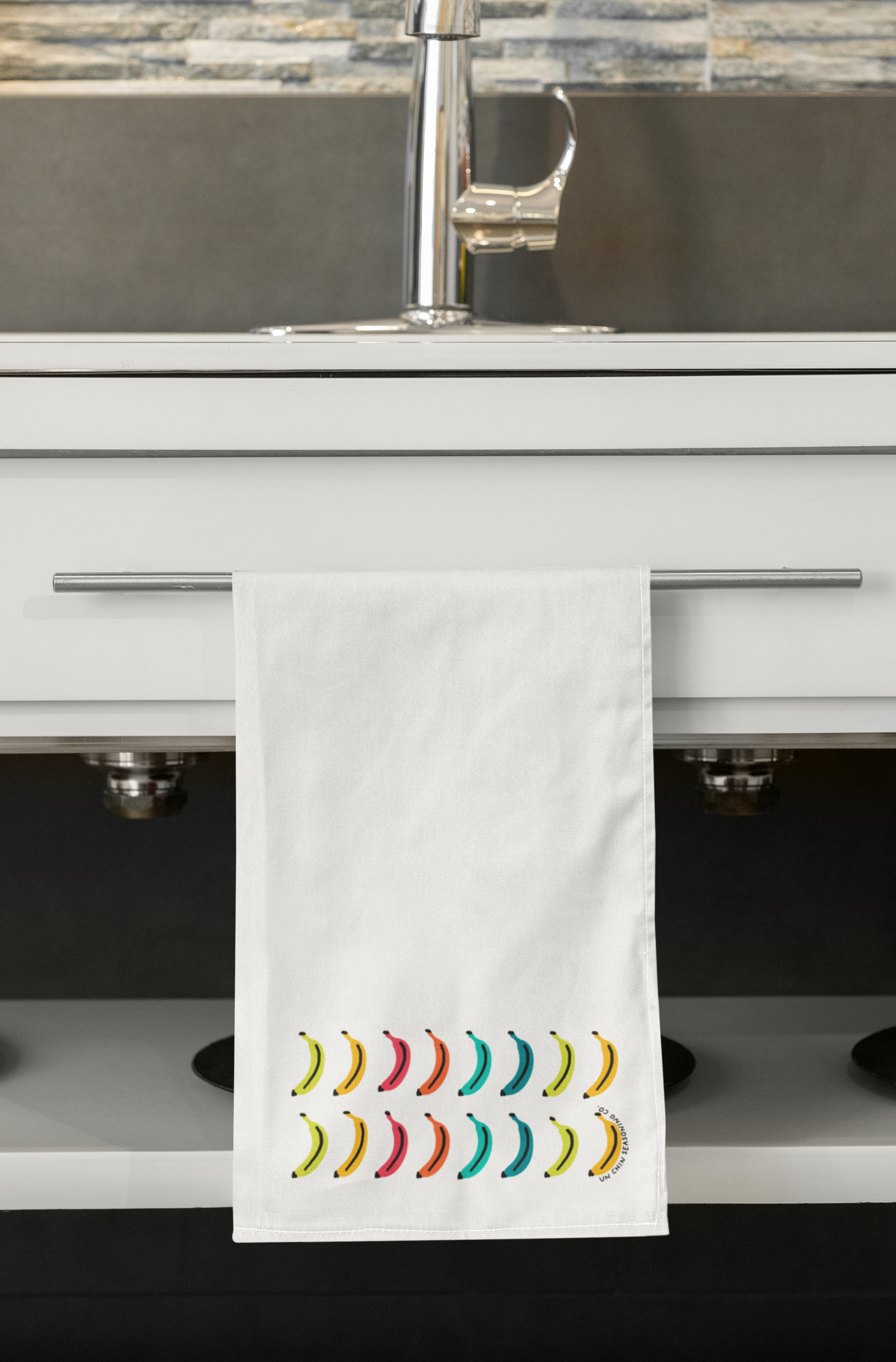 Plantain Pop Art Kitchen Tea Towel