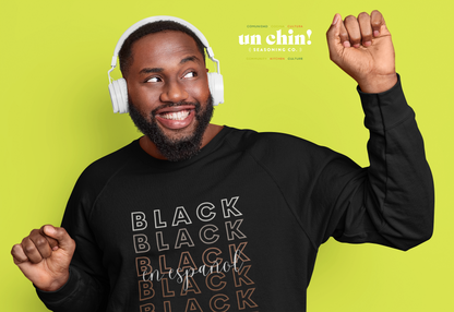 Black En Español Sweatshirt - Shipping 12/4