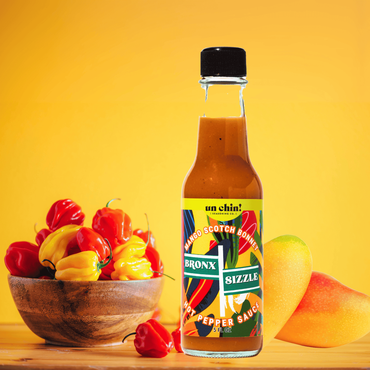 Bronx Sizzle Mango Scotch Bonnet Hot Sauce